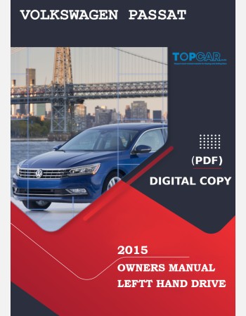 volkswagen passat 2015 owners manual
